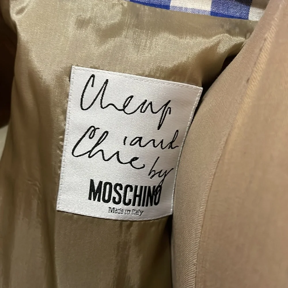 Moschino Cheap Chic Linen Butterfly Lady Bug Blazer - Picture 14 of 16